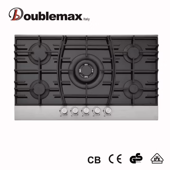 ガラストップと4口ガスコンロ