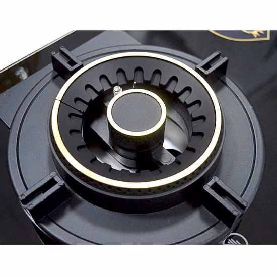 ガラストップと4口ガスコンロ